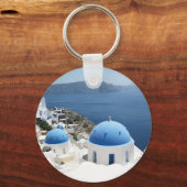 サントリーニギリシャ キーホルダー (正面)