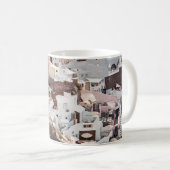 サントリーニギリシャ コーヒーマグカップ (正面右)