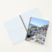サントリーニギリシャ – サントリーニの晴れの夏の日 ノートブック (内部)