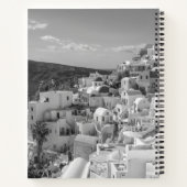 サントリーニギリシャ – サントリーニの晴れの夏の日 ノートブック (裏面)