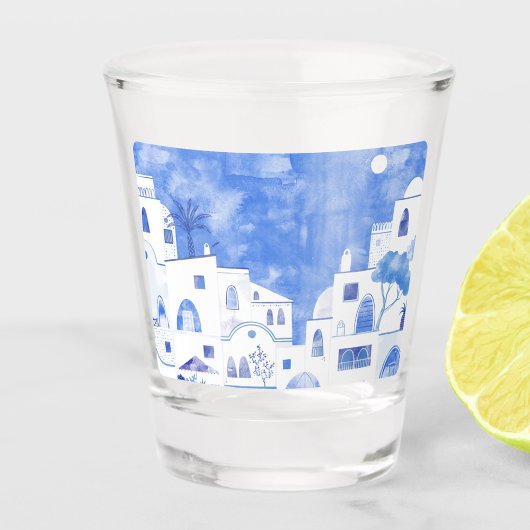 サントリーニギリシャ ショットグラス