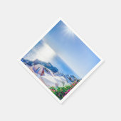 サントリーニギリシャ スタンダードカクテルナプキン (角)