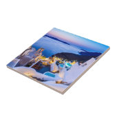 サントリーニギリシャ タイル (側面)