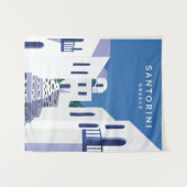 サントリーニギリシャ タペストリー (正面(横))