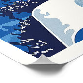 サントリーニギリシャ ポスター (角)