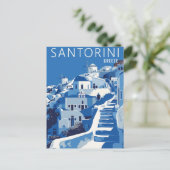 サントリーニギリシャ ポストカード (スタンド正面)