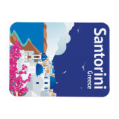 サントリーニギリシャ マグネット (横)