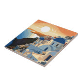 サントリーニギリシャ#1 タイル (側面)