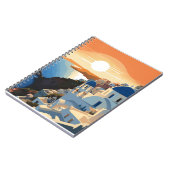 サントリーニギリシャ#1 ノートブック (左側)