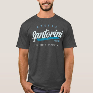 サントリーニギリシャ Tシャツ