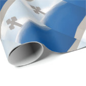 サントリーニクロスの午後の太陽 ラッピングペーパー (ロールコーナー)