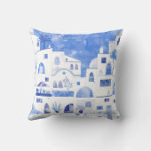 サントリーニグリークウォーター色 クッション (裏面)