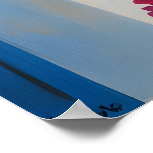 サントリーニサンセットブリス ポスター (角)