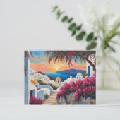 サントリーニサンセットブリス ポストカード (スタンド正面)