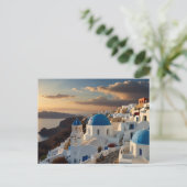 サントリーニサンセットブリス ポストカード (スタンド正面)