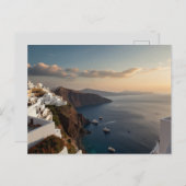 サントリーニサンセットブリス ポストカード (正面/裏面)