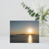 サントリーニサンセット,ギリシャ諸島 – はがき (スタンド正面)