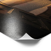 サントリーニサンセット フォトプリント            (角)