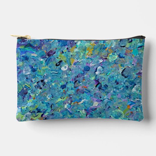 サントリーニシーガラスアクセサリーポーチ アクセサリーポーチ (正面)