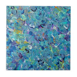 サントリーニシーガラス抽象芸術セラミックタイル タイル