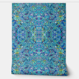 サントリーニシーガラス抽象芸術 壁紙