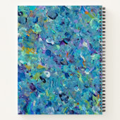 サントリーニシーグラスノートブック ノートブック (裏面)