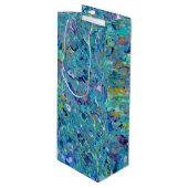 サントリーニシーグラスワイン抱き枕 ワインギフトバッグ (正面アングル)