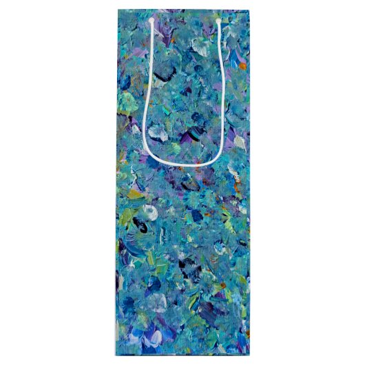 サントリーニシーグラスワイン抱き枕 ワインギフトバッグ (正面)