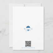 サントリーニデスティネーションギリシャ結婚島の セーブザデート (裏面)