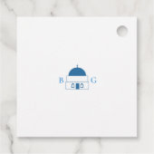 サントリーニデスティネーションギリシャ結婚島の フェイバータグ (裏面)