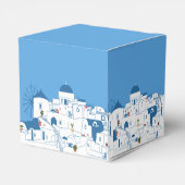 サントリーニデスティネーションギリシャ結婚島の フェイバーボックス (裏面サイド)