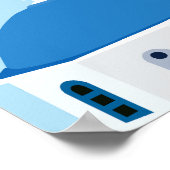 サントリーニトラベルギリシャ ポスター (角)