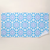 サントリーニドリームビーチタオル ビーチタオル (正面)