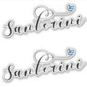 サントリーニハート州旗,ギリシャ,ティラ シール (正面)