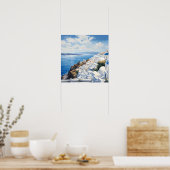 サントリーニバイザシーポスター ポスター (キッチン)