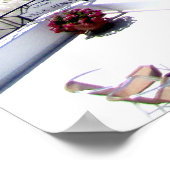 サントリーニパティオのシーン ポスター (角)