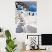 サントリーニビュー ポスター (ホームオフィス)