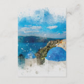 サントリーニブルー結婚フローラ詳細情報 エンクロージャーカード (裏面)