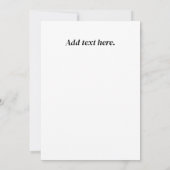 サントリーニブルー&ホワイトトラベル 招待状 (裏面)