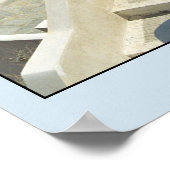 サントリーニポスタープリント（映画撮影） ポスター (角)