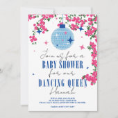 サントリーニマンマミアブーゲンビリア赤ちゃんシャワー 招待状 (正面)