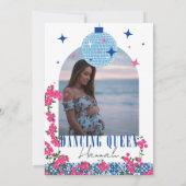 サントリーニマンマミアブーゲンビリア赤ちゃんシャワー 招待状 (裏面)