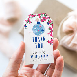 サントリーニミュージカルブーゲンビリアブライダルシャワー ギフトタグ