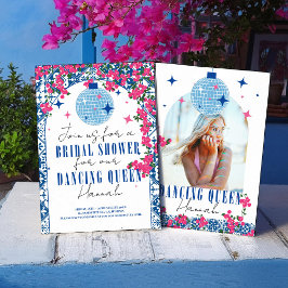 サントリーニミュージカルブーゲンビリアブライダルシャワー 招待状