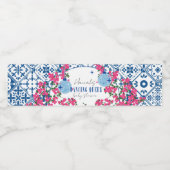 サントリーニミュージカルブーゲンビリア赤ちゃんシャワー ペットボトルラベル (シングルラベル)