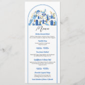 サントリーニメニューギリシャ結婚ギリシャ メニュー (正面)