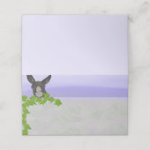 サントリーニロバとつる植物葉の座席表 プレイスカード (外部開封)