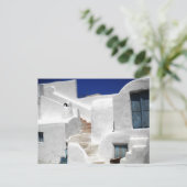 サントリーニ上空のティラシア島 ポストカード (スタンド正面)