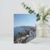 サントリーニ屋根 ポストカード (スタンド正面)