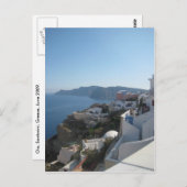 サントリーニ屋根 ポストカード (正面/裏面)